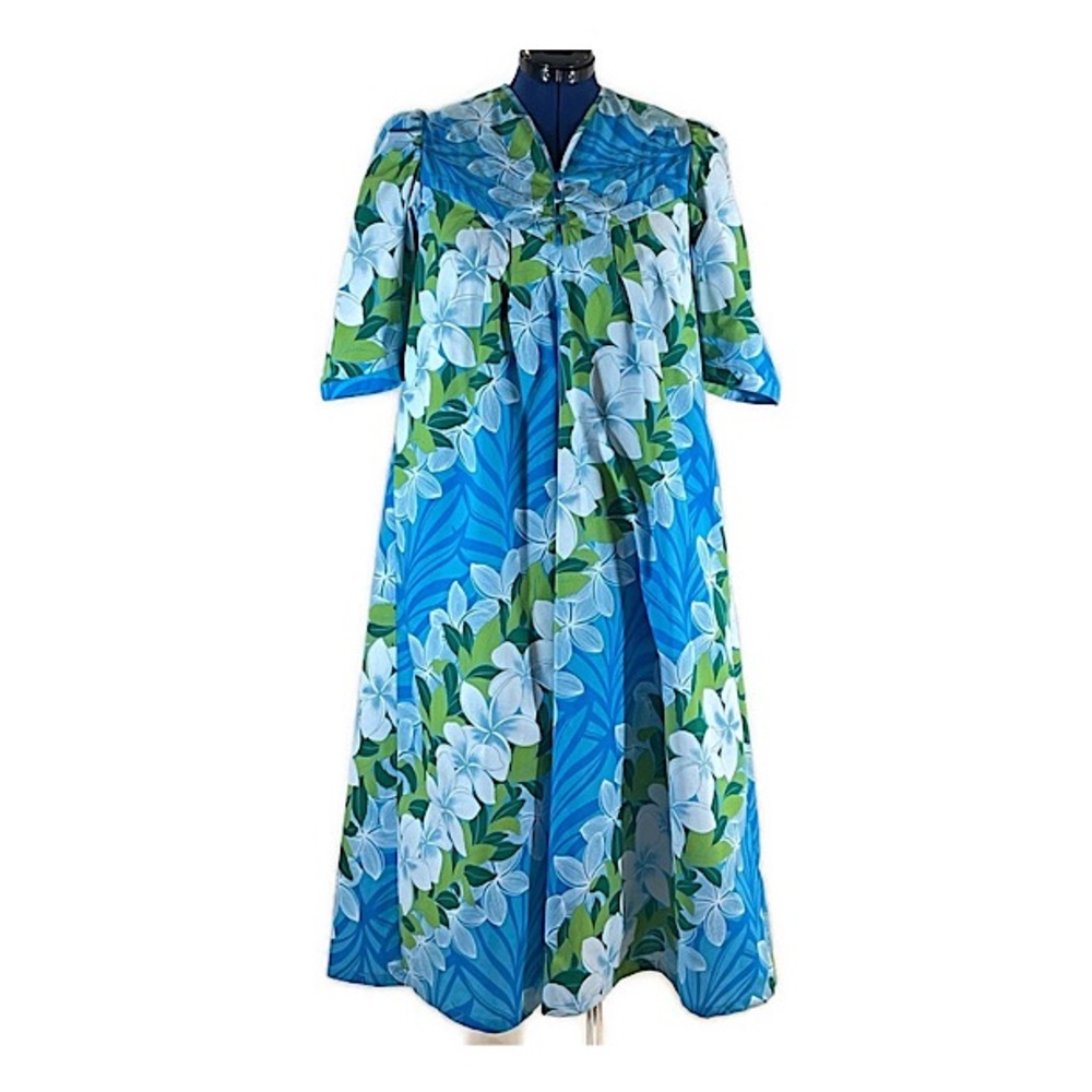T & L Muumuu Factory Hawaii Floral Mumu Dress